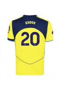 Tottenham Hotspur Mohammed Kudus #20 Jalkapallovaatteet Kolmaspaita 2025-26 Lyhythihainen
